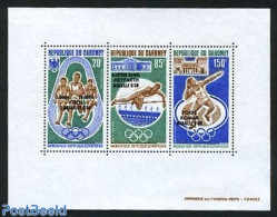 Dahomey 1972 Olympic Winners Munich S/s, Mint NH, Sport - Athletics - Olympic Games - Atletiek