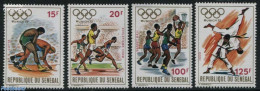 Senegal 1972 Olympic Games Munich 4v, Mint NH, Sport - Basketball - Boxing - Judo - Olympic Games - Basketbal