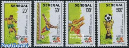 Senegal 1990 Africa Cup 4v, Mint NH, Sport - Football - Senegal (1960-...)