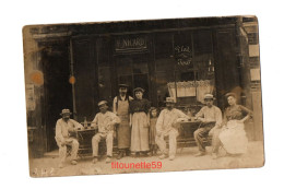 CARTE-PHOTO - CAFE- BISTROT à IDENTIFIER- - Cafés