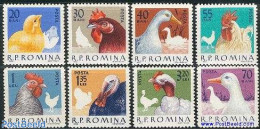 Romania 1963 Poultry 8v, Mint NH, Nature - Birds - Poultry - Geese - Ongebruikt