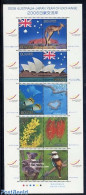Japan 2006 Friendship With Australia 10v M/s, Mint NH, History - Nature - Flags - Animals (others & Mixed) - Birds - F.. - Nuevos