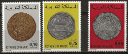 MAROC: **,*,(*), N° YT 797, 798ch. Et 807nsg, TB - Marruecos (1956-...)