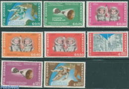 Paraguay 1966 Space Exploration 8v, Mint NH, Transport - Various - Space Exploration - Globes - Geography