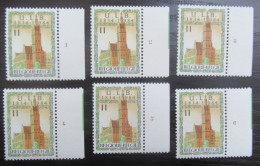 2112 'ULB' - Postfris ** - Volledige Set Plaatnummers - 1981-1990