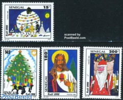 Senegal 1992 Christmas 4v, Mint NH, Religion - Christmas - Weihnachten