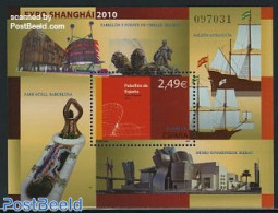 Spain 2010 Expo Shanghai S/s, Mint NH, Transport - Various - Ships And Boats - World Expositions - Art - Modern Archit.. - Nuevos