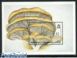 Virgin Islands 1992 Mushrooms S/s, Mint NH, Nature - Mushrooms - Pilze