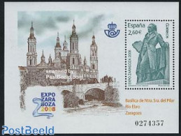 Spain 2008 Expo Zaragoza S/s, Mint NH, Religion - Various - Churches, Temples, Mosques, Synagogues - World Expositions.. - Neufs