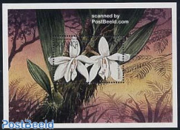 Dominica 1997 Orchids S/s, Stanhopea Grandiflora, Mint NH, Nature - Flowers & Plants - Orchids - Dominicaanse Republiek