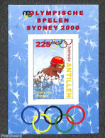 Netherlands Antilles 2000 Olympic Games S/s, Imperforated, Mint NH, Sport - Olympic Games - Swimming - Schwimmen