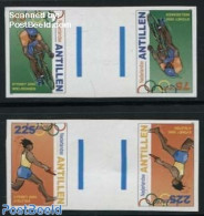 Netherlands Antilles 2000 Olympic Games 2v Gutter Pairs Imperforated, Mint NH, Sport - Athletics - Cycling - Olympic G.. - Atletiek