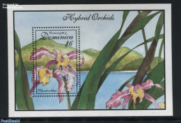 Dominica 1994 Orchids S/s, Mint NH, Nature - Flowers & Plants - Orchids - Dominican Republic