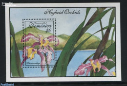 Dominica 1994 Orchids S/s, Mint NH, Nature - Flowers & Plants - Orchids - Dominikanische Rep.