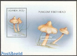 Uganda 1996 Mushroom S/s, Inocybe Sororia, Mint NH, Nature - Mushrooms - Pilze