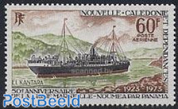 New Caledonia 1973 Connection With France 1v, Mint NH, Transport - Ships And Boats - Nuovi