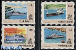 Norfolk Island 1991 Ships 4v, Mint NH, Transport - Ships And Boats - Ships