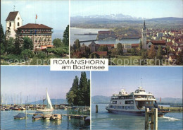 12587754 Romanshorn Bodensee Hotel Restaurant Hafen Faehre Alpenpanorama Romansh - Autres & Non Classés