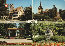 12587740 Arbon  TG Roemerhof Gallus Kapelle Parkpavillon Adolph Sauter Denkmal  - Autres & Non Classés