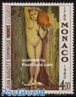 Monaco 1980 Ingres Painting 1v, Mint NH, Art - Modern Art (1850-present) - Nude Paintings - Paintings - Ungebraucht