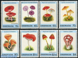 Grenada 1989 Mushrooms 8v, Mint NH, Nature - Mushrooms - Hongos