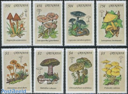 Grenada 1994 Mushrooms 8v, Mint NH, Nature - Mushrooms - Paddestoelen