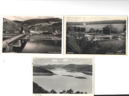 GERMANY 1936-1938, RHINELAND & DER EDERSEE SCENIC Stamped And Used Postcards - Hachenburg