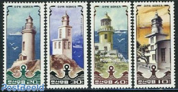 Korea, North 1985 Lighthouses 4v, Mint NH, Various - Lighthouses & Safety At Sea - Fari