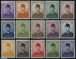 Indonesia 1951 Definitives, Sukarno 15v, Mint NH - Indonesia