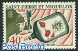 Saint Pierre And Miquelon 1967 Television 1v, Mint NH, Performance Art - Radio And Television - Telecom