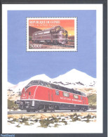 Guinea, Republic 1999 Locomotive S/s, Danish Locomotive, Mint NH, Transport - Railways - Eisenbahnen