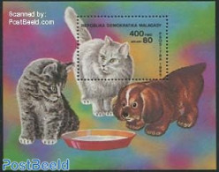 Madagascar 1985 Cats S/s, Mint NH, Nature - Cats - Dogs - Sonstige & Ohne Zuordnung