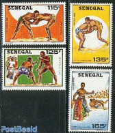 Senegal 1987 Wrestling 4v, Mint NH, Sport - Sport (other And Mixed) - Senegal (1960-...)