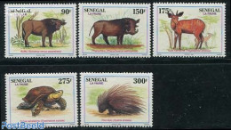 Senegal 1995 Animals 5v, Mint NH, Nature - Animals (others & Mixed) - Reptiles - Turtles - Sénégal (1960-...)