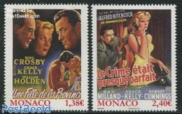 Monaco 2014 Movies With Grace Kelly 2v, Mint NH, Performance Art - Film - Movie Stars - Art - Poster Art - Unused Stamps
