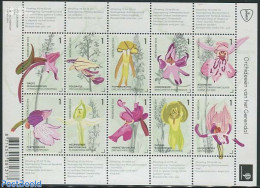 Netherlands 2014 Orchids From Gerendal 10v M/s, Mint NH, Nature - Flowers & Plants - Orchids - Nuovi