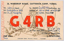 Ad9156 - GREAT BRITAIN - RADIO FREQUENCY CARD - 1948 - Radio