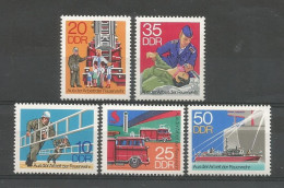 DDR 1977 Firefighters Y.T. 1946/1950 ** - Unused Stamps