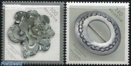 Switzerland 2015 Jewellery 2v, Joint Issue Aland, Mint NH, Various - Joint Issues - Art - Art & Antique Objects - Unused Stamps