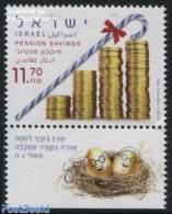 Israel 2015 Pension Savings 1v, Mint NH, Various - Money On Stamps - Unused Stamps (with Tabs)