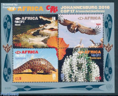 United Nations, Vienna 2016 Wildlife Conference S/s, Mint NH, Nature - Animals (others & Mixed) - Birds - Birds Of Pre.. - Sonstige & Ohne Zuordnung
