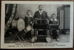 Strasbourg Kronenbourg - Publicité Musique Manouche Pour Mariage Et Fêtes - Auguste Schneider - Ed. Jul. Manias - Straatsburg