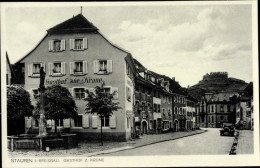 CPA Staufen Im Breisgau Hochschwarzwald, Gasthof Zur Krone, Inh. J. L. Maier - Autres & Non Classés