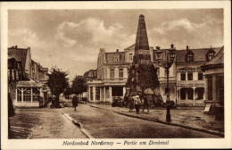 CPA Nordseebad Norderney Ostfriesland, Denkmal, Passanten - Andere & Zonder Classificatie
