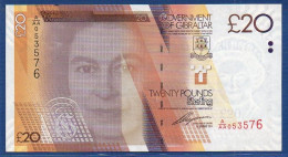 GIBRALTAR - P.37 – 20 Pounds 2011 UNC, S/n A/AA 053576 - Gibraltar