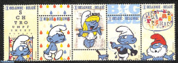 Belgium 2018 60 Years Smurfs 5v [::::], Mint NH, Art - Comics (except Disney) - Nuevos
