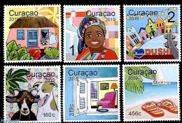 Curaçao 2019 Tourism 6v, Mint NH, Nature - Transport - Various - Animals (others & Mixed) - Dogs - Ships And Boats - .. - Boten