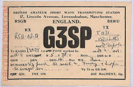 Ad9159 - GREAT BRITAIN - RADIO FREQUENCY CARD - England - 1949 - Radio