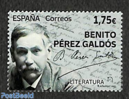 Spain 2022 Benito Perez Galdos 1v, Mint NH, Art - Authors - Handwriting And Autographs - Ongebruikt