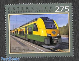 Austria 2022 Raab-Oedenburg Railway 1v, Mint NH, Transport - Railways - Unused Stamps
